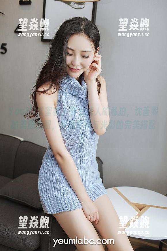 YouMi尤蜜荟 - 多么迷人的私拍，沈善熙的美脚美图，真是背景与光影的完美搭配！