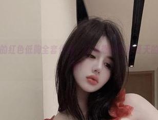 微密圈 – 阿色的红色低胸全套作品，让我想起那些夏天的傍晚，不可言喻！